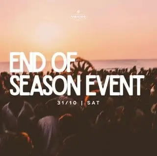 VENICE END OF SEASON 2026: event poster
