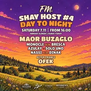 FM X SHAY HOST: תמונת האירוע