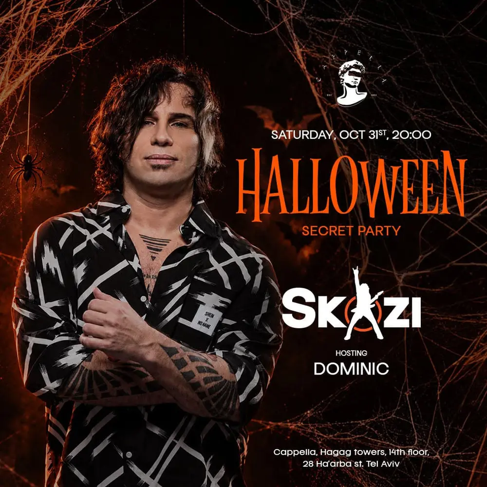 SKAZI LIVE |Halloween Secret Party |Cappella Tlv: תמונת האירוע