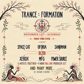 Trance:Formation ⬢ 14 November: תמונת האירוע