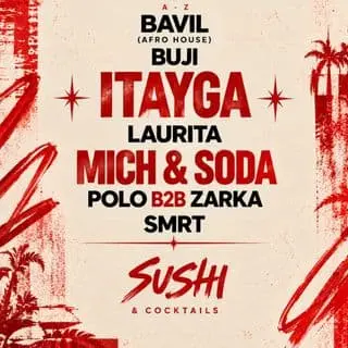 Monday | John Doe X Sushi & Cocktails: תמונת האירוע