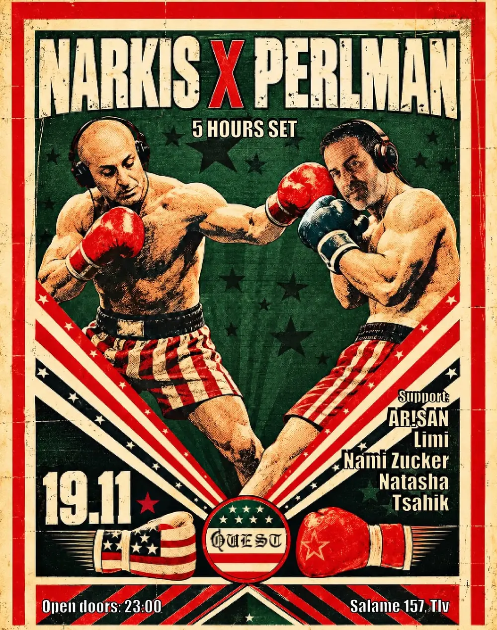 NARKIS X PERLMAN: תמונת האירוע